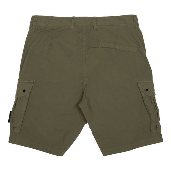 STONE ISLAND Cargo Bermuda Shorts 'Olive' 7415L0803-V0058