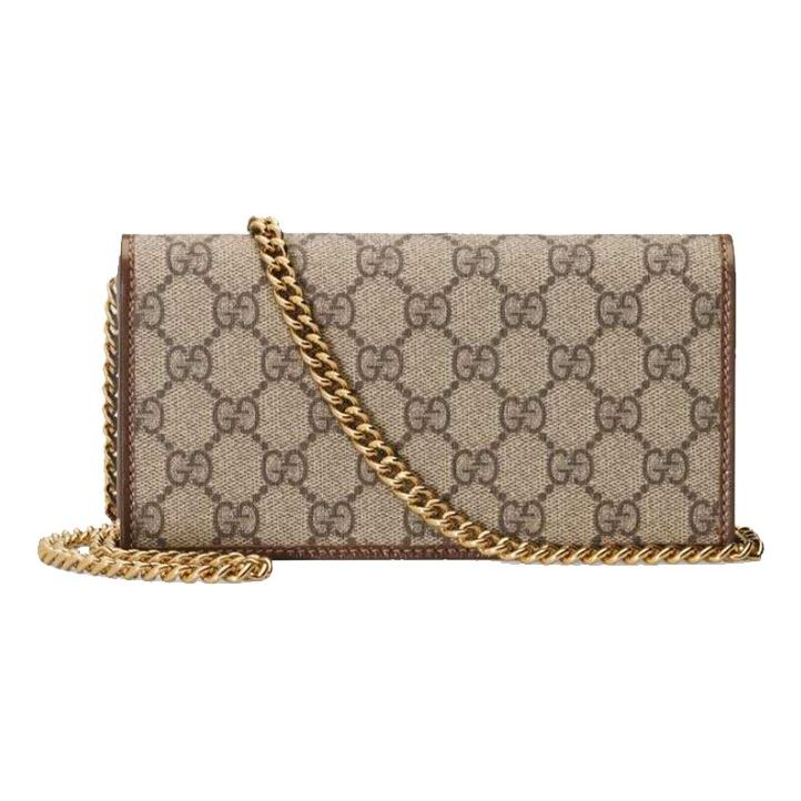 Gucci Horsebit 1955 Chain Wallet 'Beige Ebony' 621892-92TCG-8563