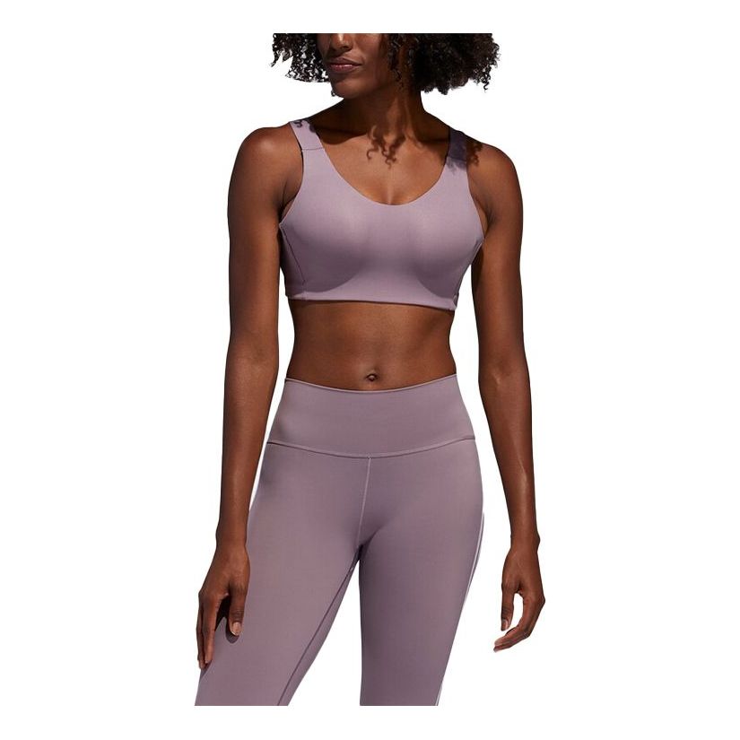 (WMNS) adidas Stronger For It Alpha Bra Asia Sizing 'Purple' FJ7264