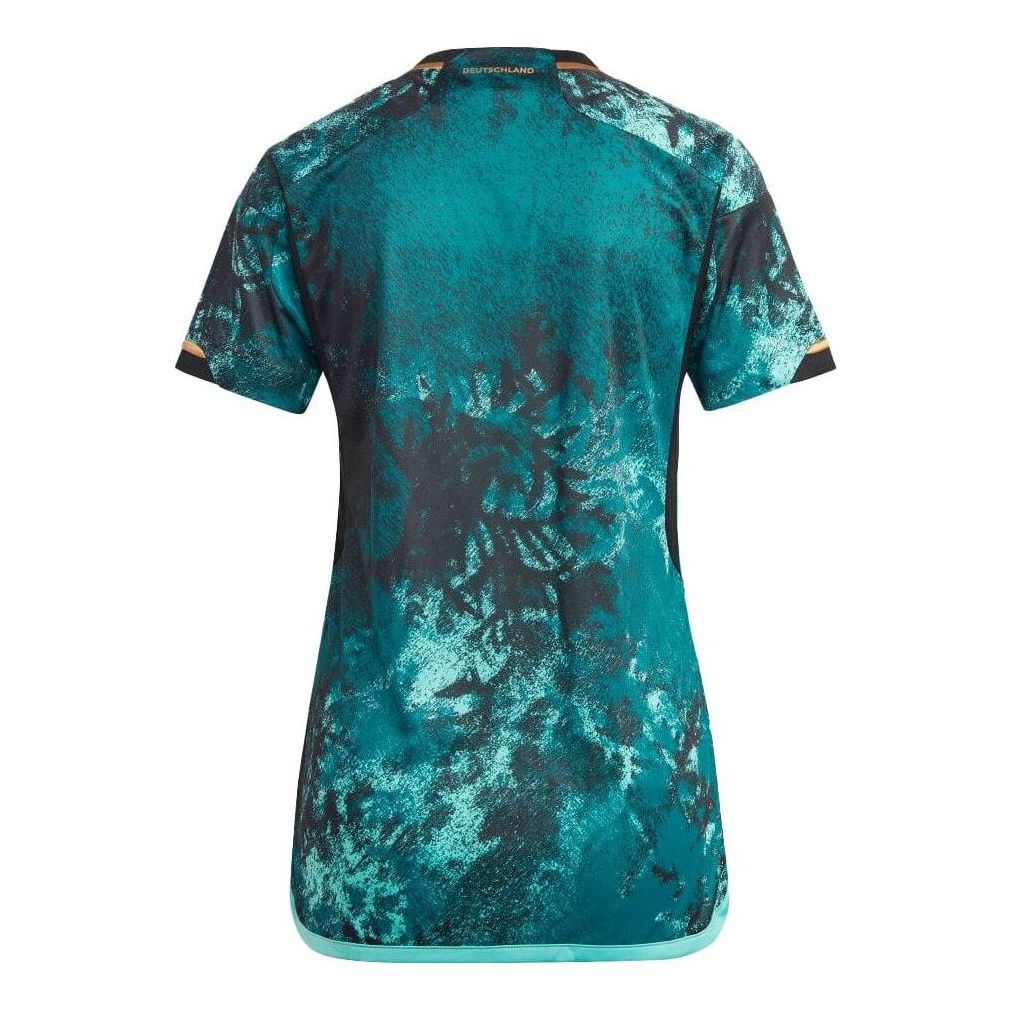 (WMNS) adidas Germany Team 23 Away Jersey Asia Sizing 'Teal' HZ8273