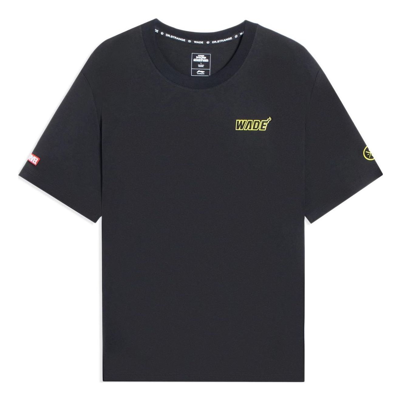 Li-Ning x MARVEL Way Of Wade Graphic T-shirt 'Black' AHSS675-1