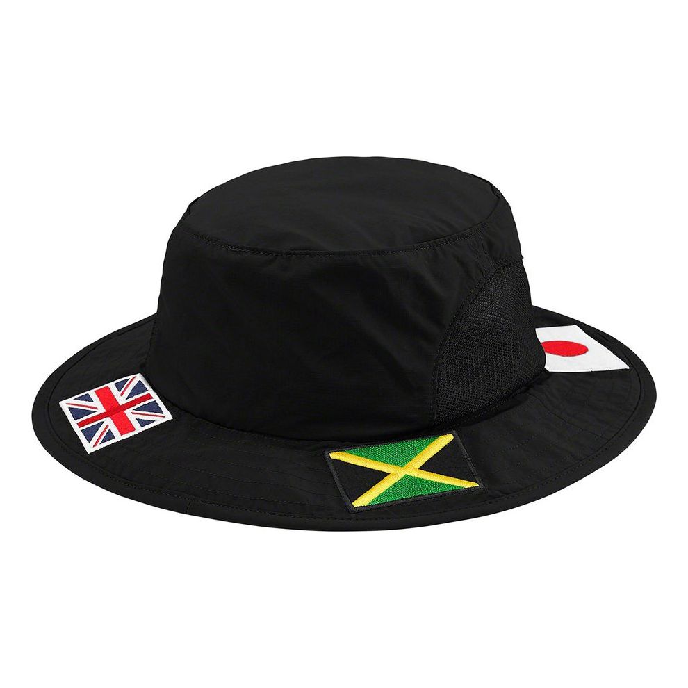 Supreme Flags Boonie 'Black Red White' SUP-SS20-731