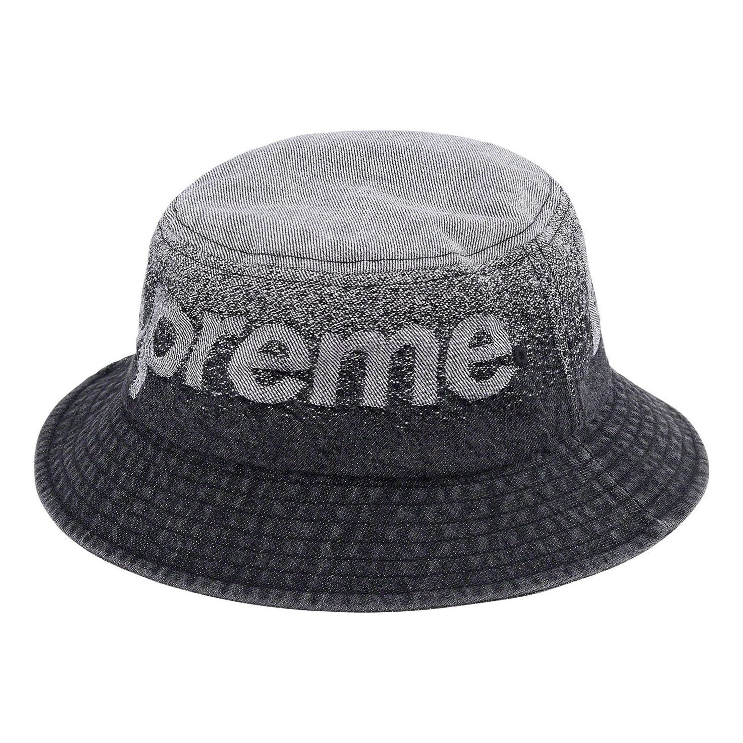Supreme Fade Jacquard Denim Crusher 'Black Grey' SUP-SS22-891