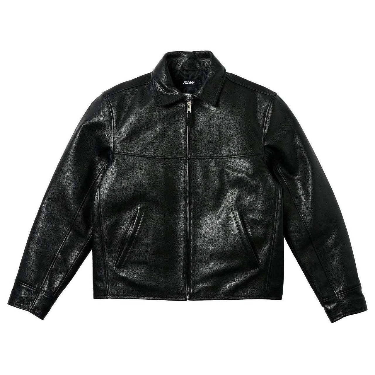 Palace Safe Hands Leather Jacket 'Black' P26JK022