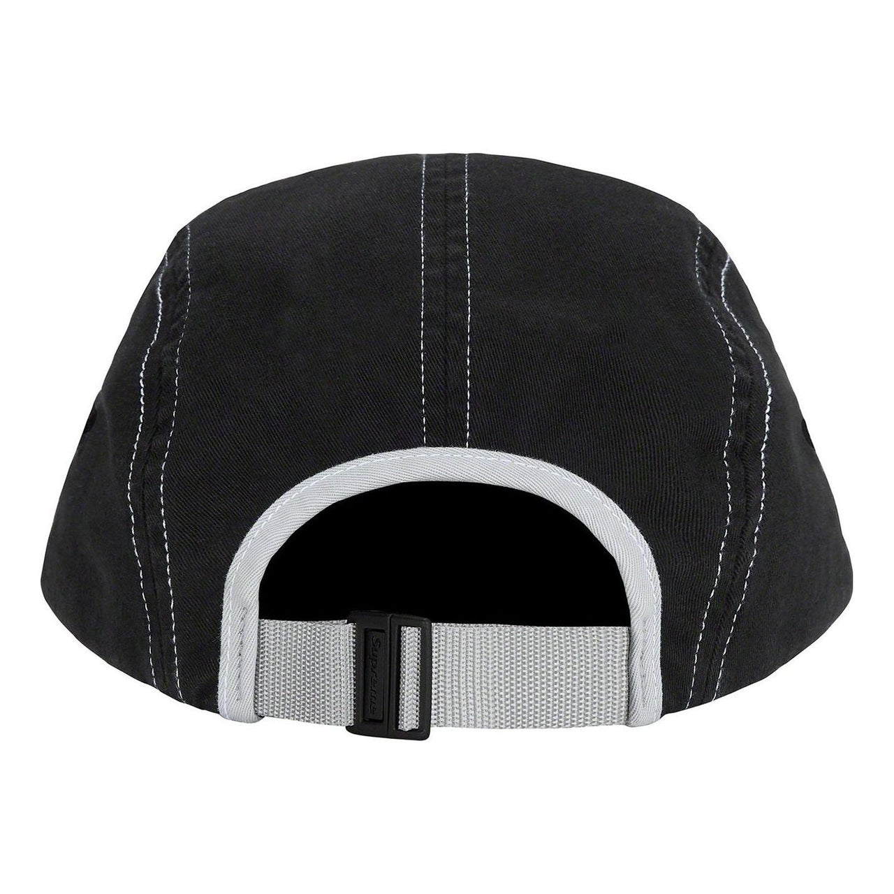 Supreme 2-Tone Twill Camp Cap 'Black White' SUP-SS22-887