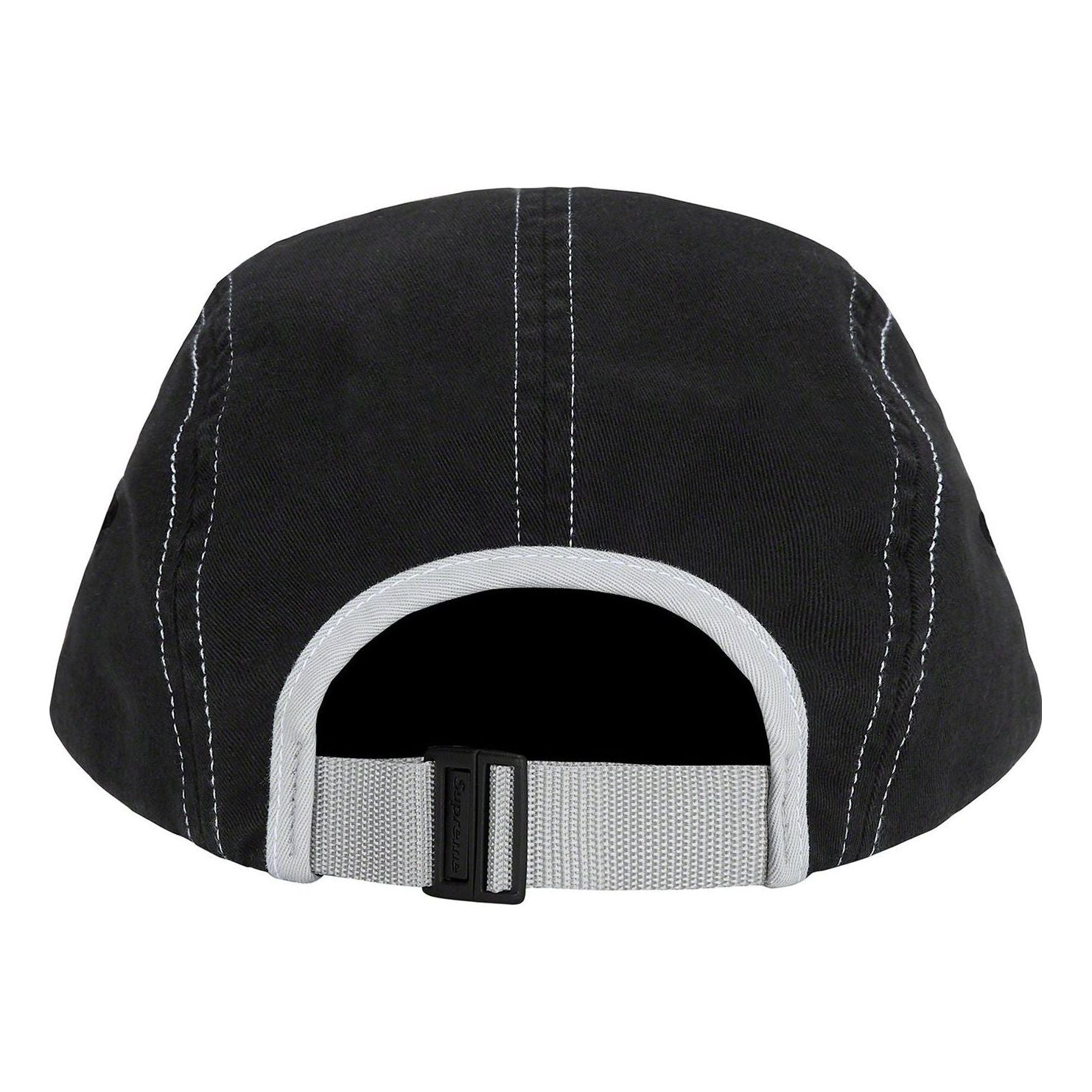 Supreme 2-Tone Twill Camp Cap 'Black White' SUP-SS22-887