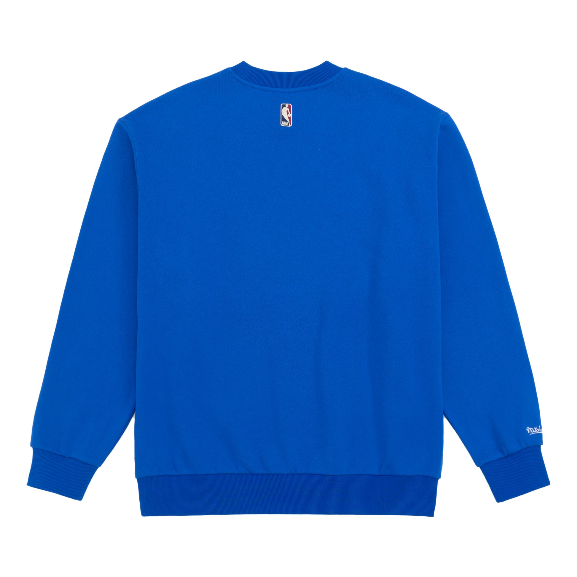 Mitchell & Ness x NBA Golden State Warriors Sweatshirt 'Blue Yellow' MNJYFWHD23092003-BLUE