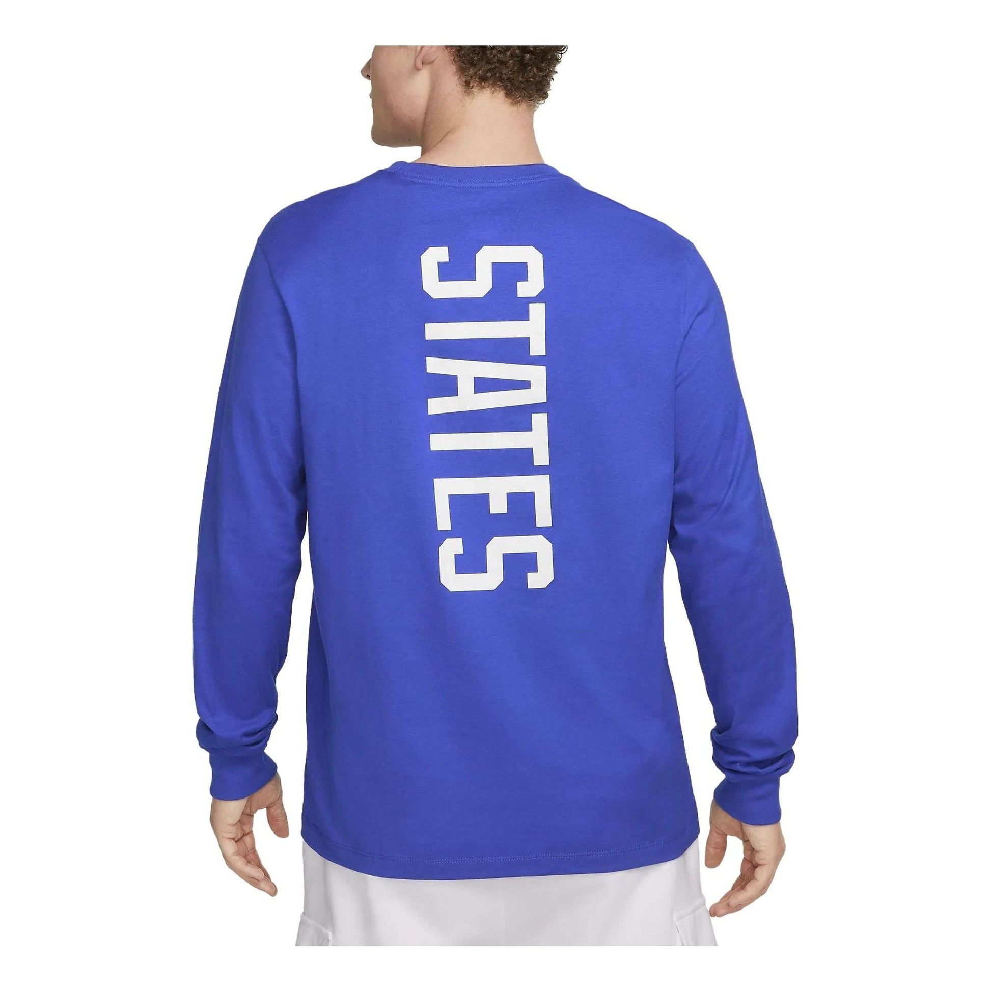 Nike U.S. Long Sleeve Ignite T-shirt 'Bright Bllue' DH9871-452