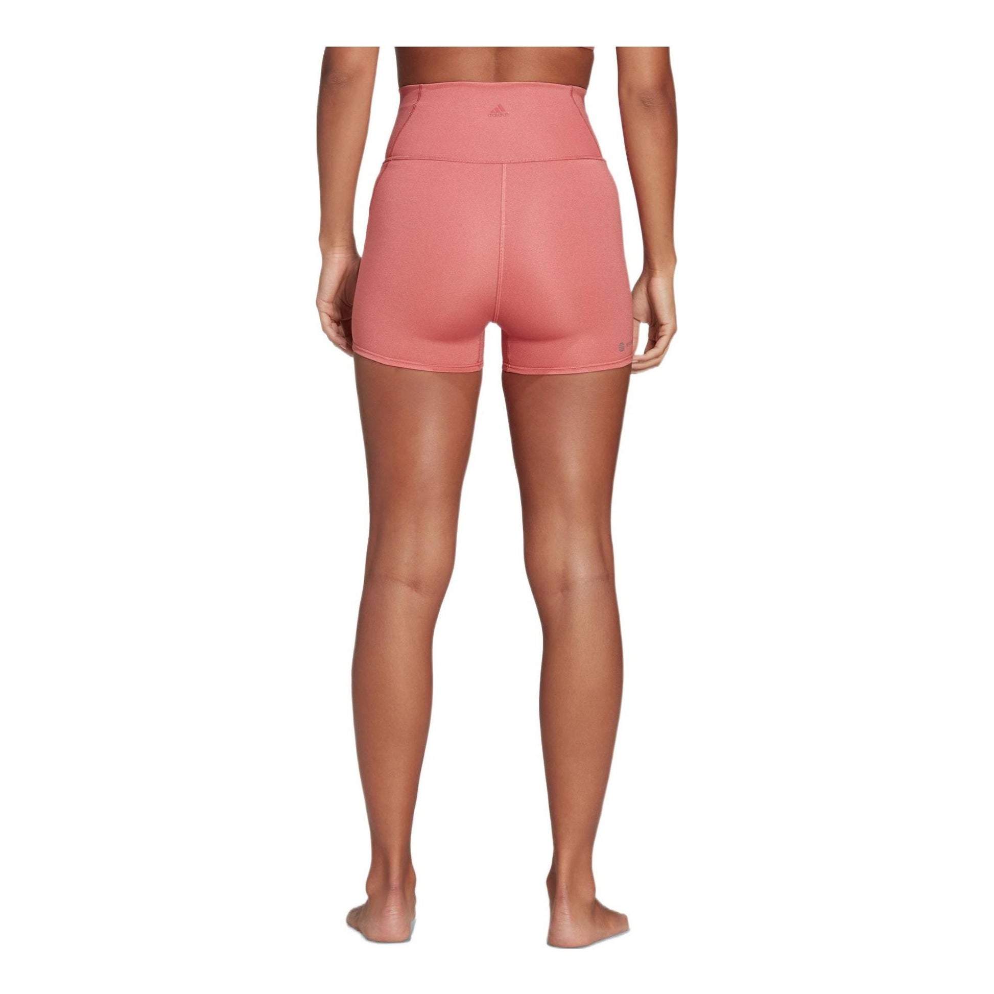(WMNS) adidas Yoga Studio Luxe Fire Super-High-Waisted Short Leggings Asia Sizing 'Pink' HS8812