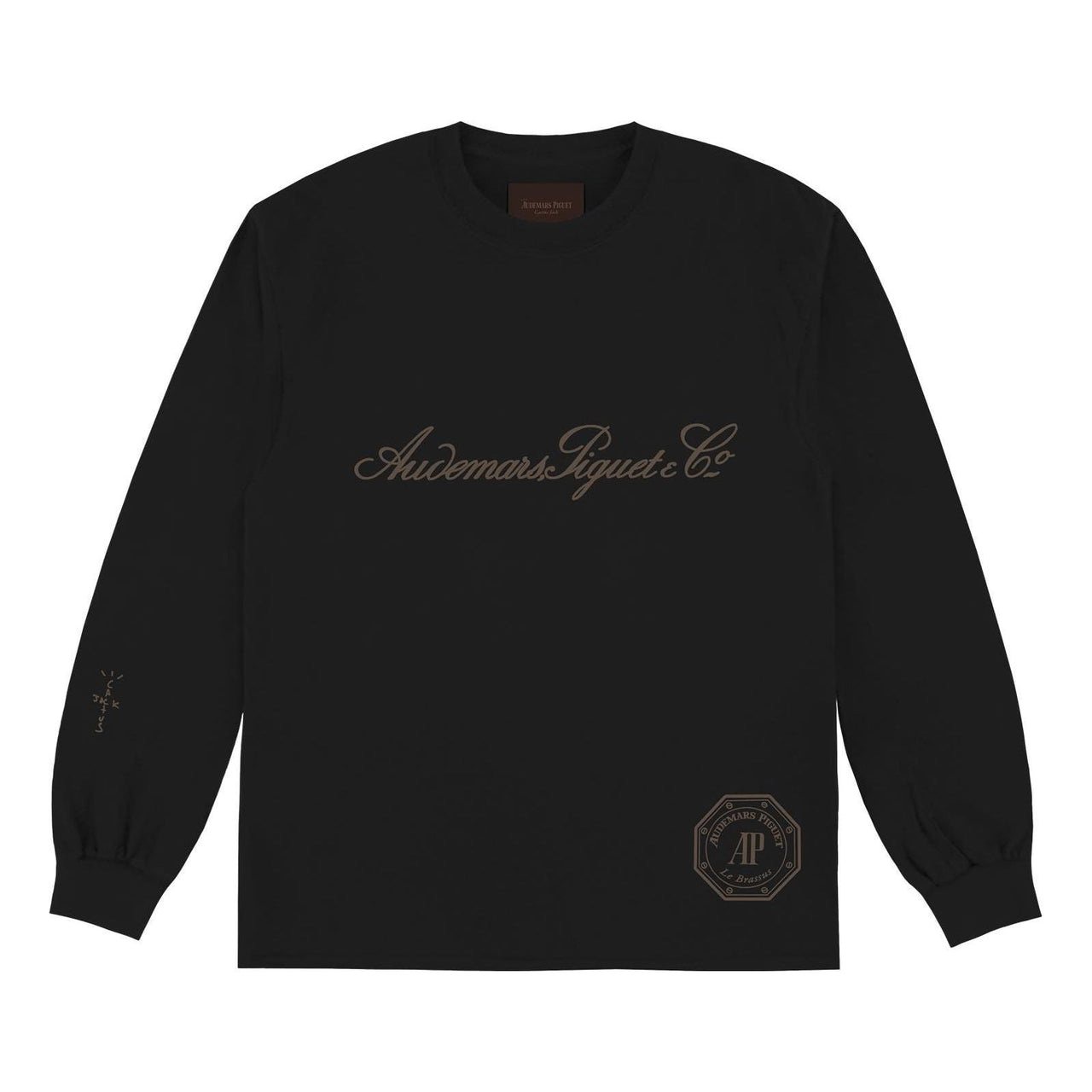 Travis Scott CJ x Audemars Piguet Le Brassus Long Sleeve T-Shirt 'Black' CJAP-LS07