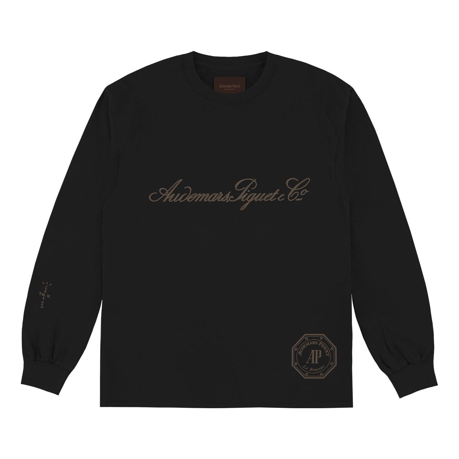 Travis Scott CJ x Audemars Piguet Le Brassus Long Sleeve T-Shirt 'Black' CJAP-LS07