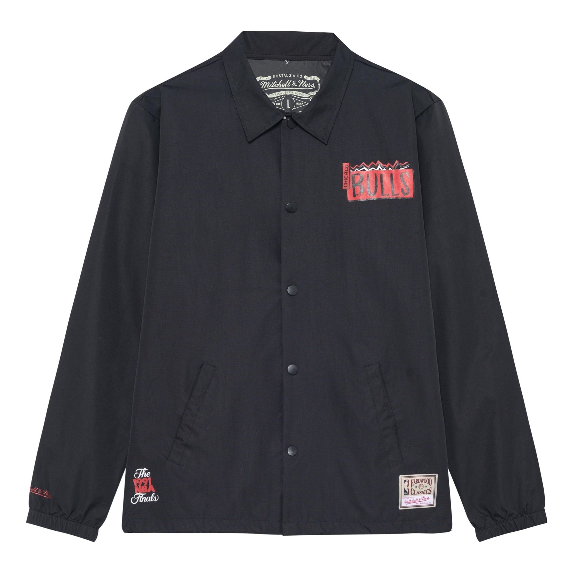 Mitchell & Ness x NBA Chicago Bulls Born And Bred Windbreaker Jacket 'Black' OJSFSH22102-CBUBLCK