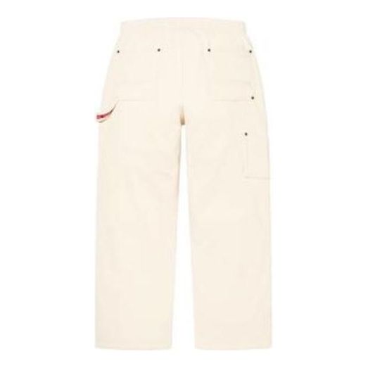 Supreme Double Knee Painter Sweatpants 'White' SUP-SS23-147