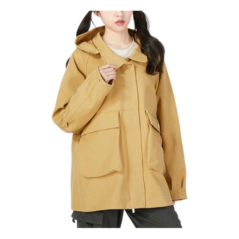 (WMNS) adidas Outer Jacket Asia Sizing 'Tan' HM4987