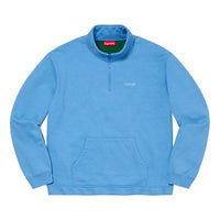 Supreme Cross Half Zip Sweatshirt 'Blue Green Red' SUP-SS20-646