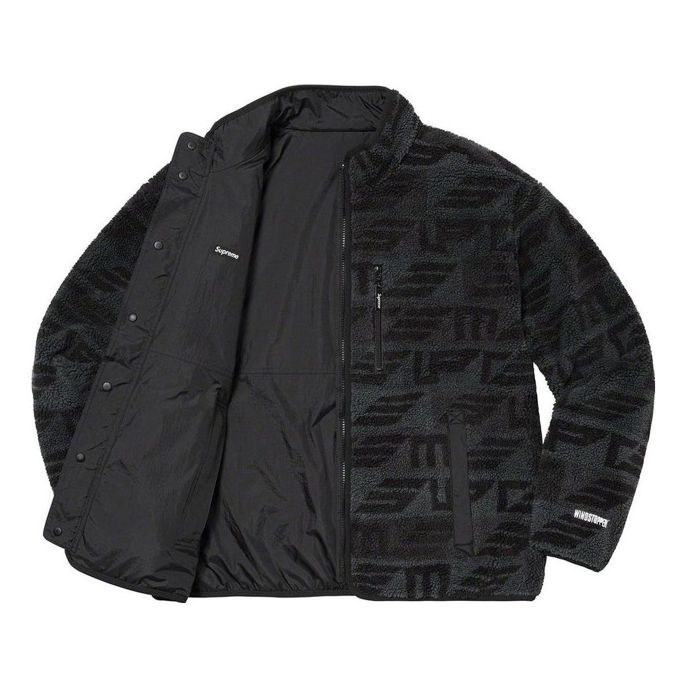 Supreme x Geo Reversible Windstopper Fleece Jacket 'Black White' SUP-FW22-775