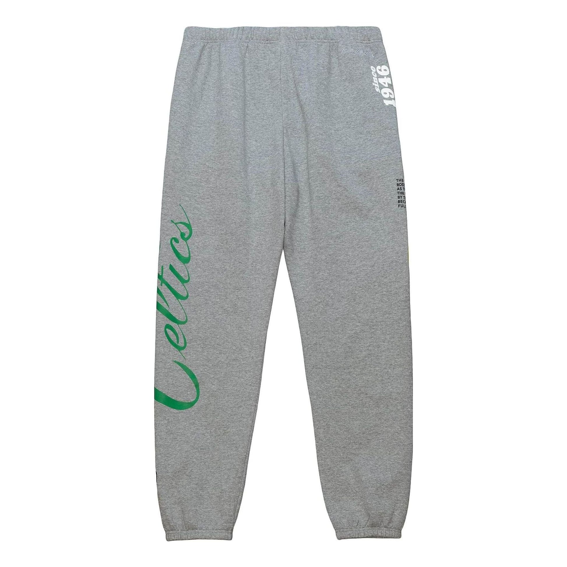 Mitchell & Ness x NBA Team Origins Fleece Pants 'Boston Celtics' PSWP4850-BCEYYPPPGYHT