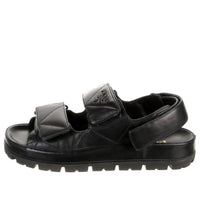 (WMNS) PRADA Padded Nappa Leather Sandals 'Black' 1X721M_038_F0002_F_020