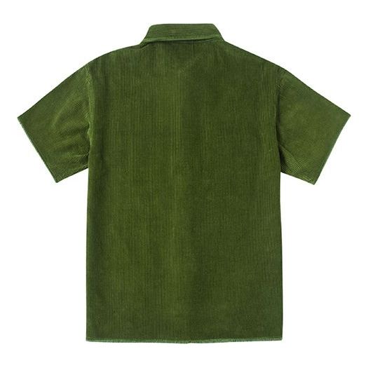 Drew House Corduroy Shirt 'Olive Green' DR-FW20-200