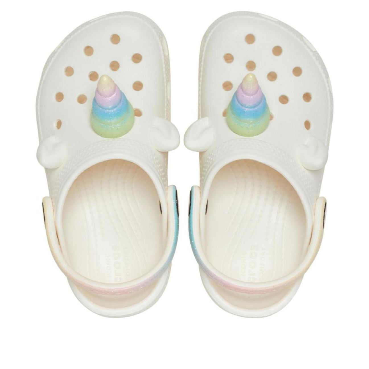 (GS) Crocs I AM Rainbow Unicorn 'White Teal' 209140-0WV