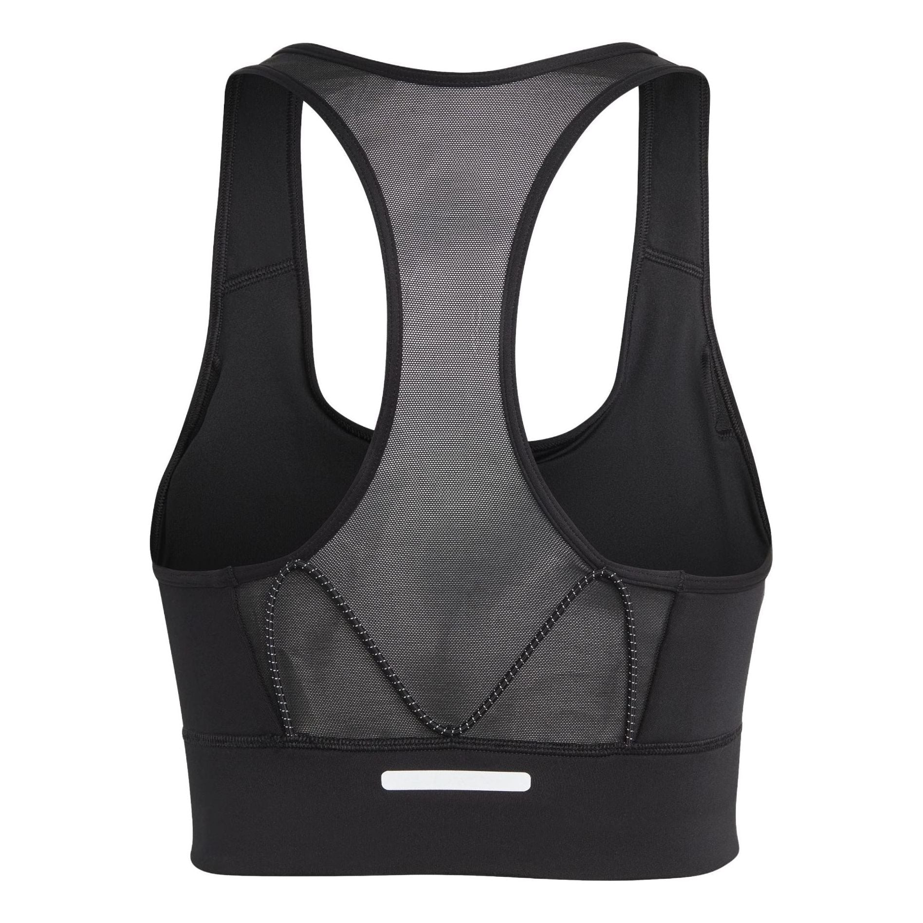 (WMNS) adidas Medium-Support Running Pocket Bra Asia Sizing 'Black' IC8003