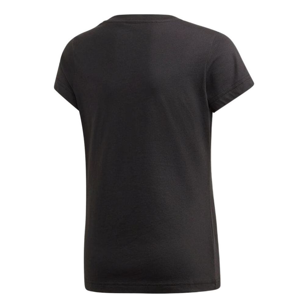 (GS) adidas Essentials Linear T-Shirt Asia Sizing 'Black White' EH6173