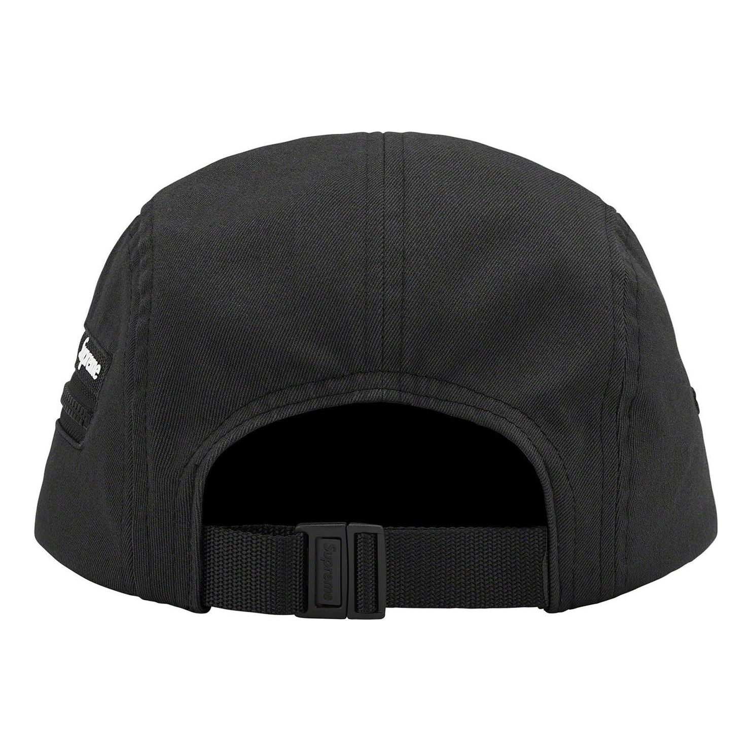 Supreme Zip Pocket Camp Cap 'Black White' SUP-SS22-741