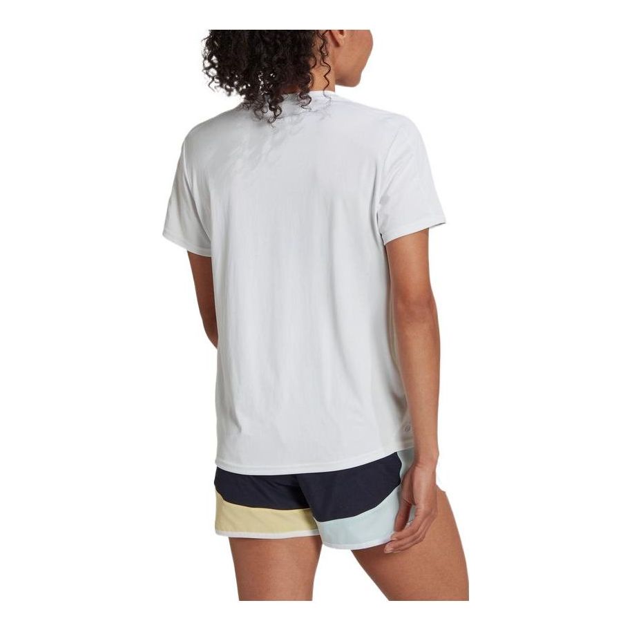 (WMNS) adidas Run It Running T-Shirt Asia Sizing 'White' HL1454