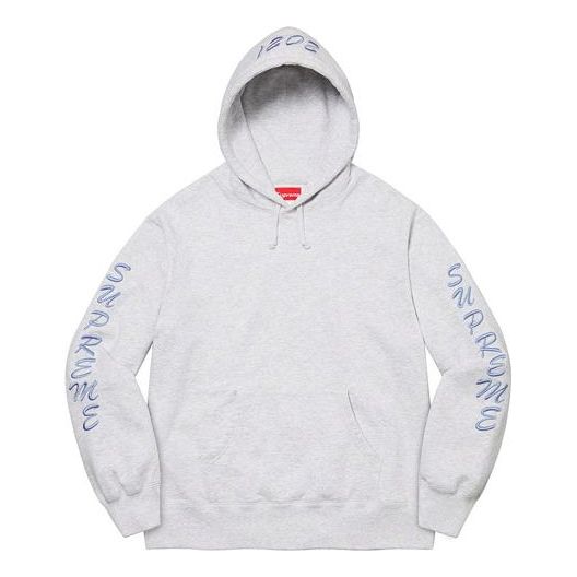 Supreme Guardian Hooded Sweatshirt 'White Grey Blue' SUP-FW21-292