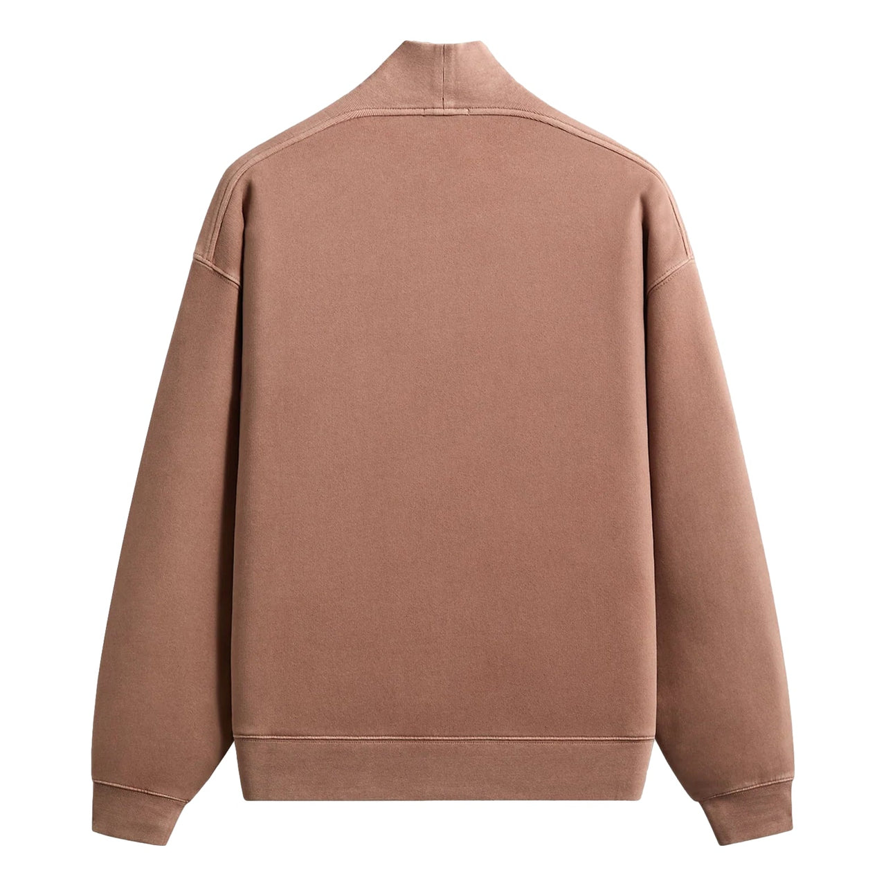 KITH 101 Sueded Fleece Nelson Quarter Zip 'Dusty Mauve' KHM034673-603