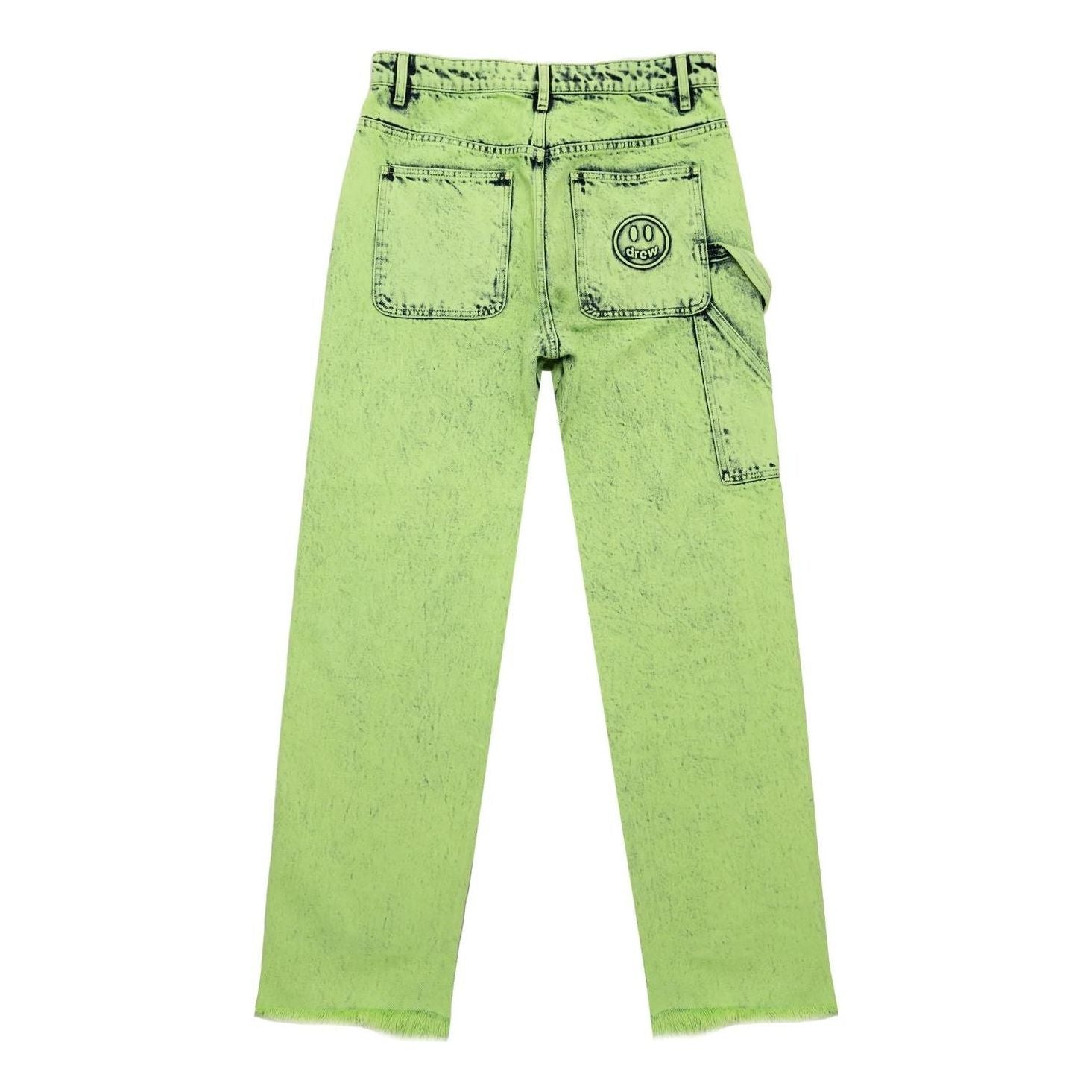 Drew House Carpenter Jeans 'Painted Lime' DR-SS22-139