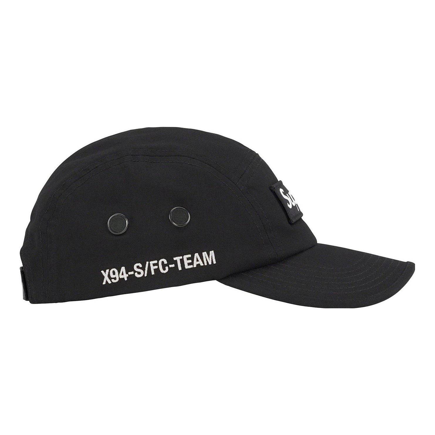 Supreme Military Camp Cap 'Black White' SUP-SS22-737