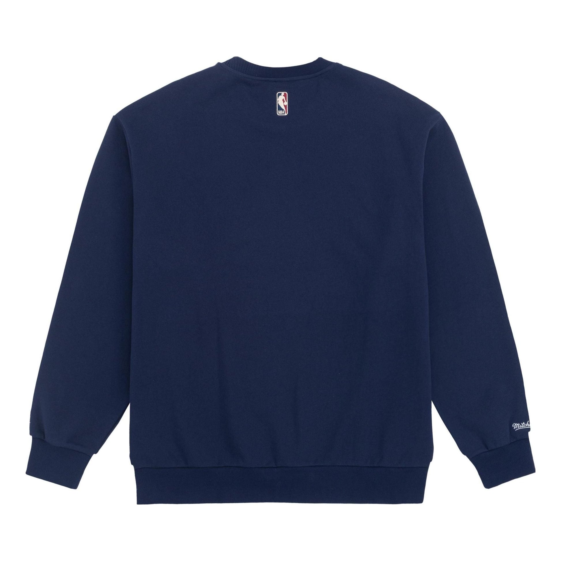 Mitchell & Ness x NBA Golden State Warriors Sweatshirt 'Navy Yellow' MNJYFWHD23092003-NAVY