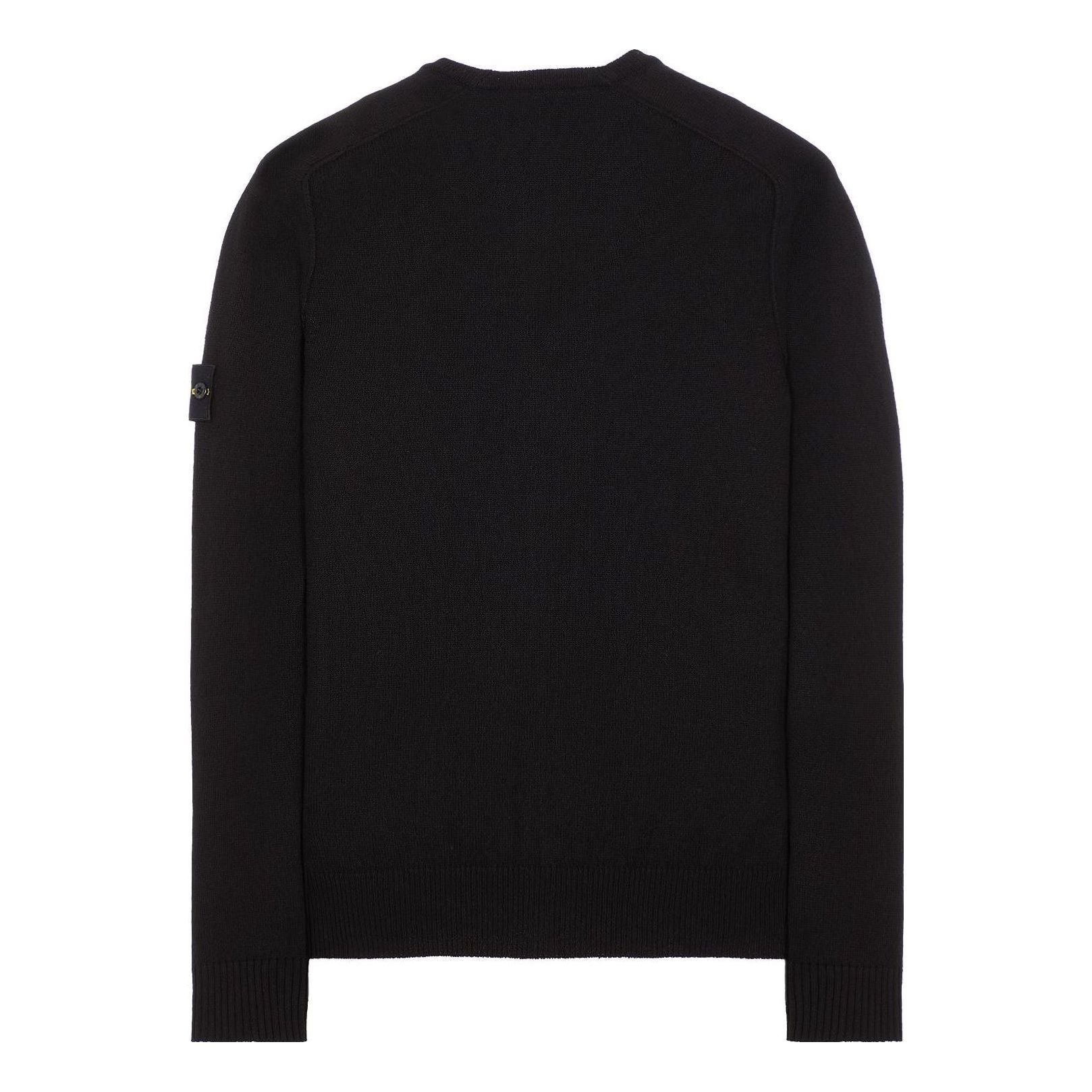 STONE ISLAND Raw Hand Cotton Knitted Cardigan 'Black' 7815527D3-V0029
