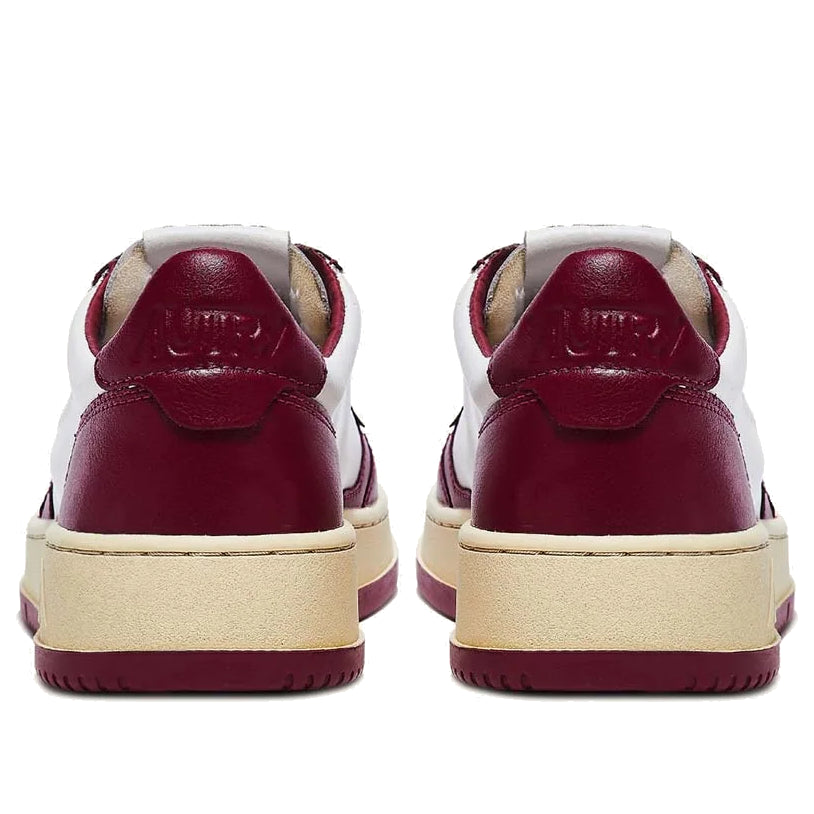 (WMNS) AUTRY Medalist Low Top Bicolor 'White Burgundy' AULW-WB13