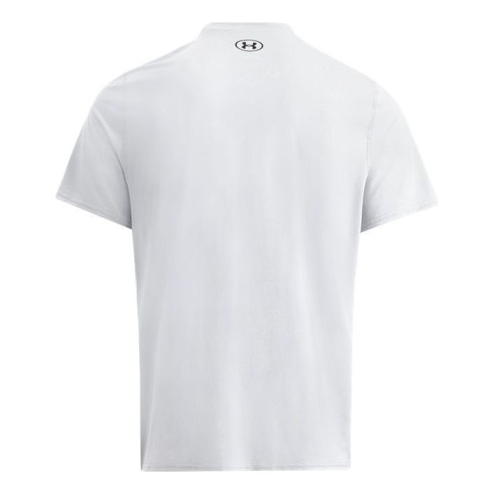 Under Armour HeatGear Fitted T-Shirt 'White Black' 6000939-100