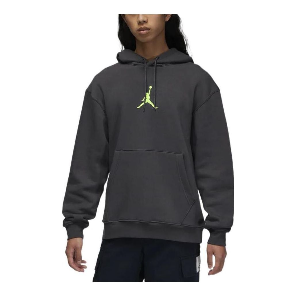 Air Jordan Logo Pullover Hoodie 'Dark Grey' FD2662-060