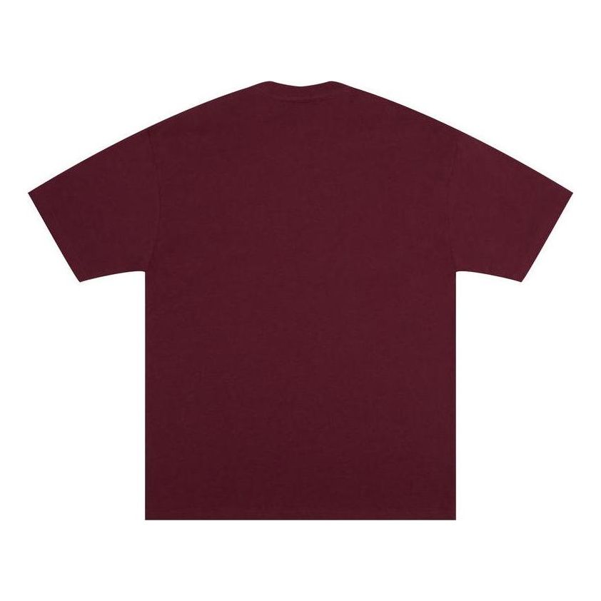 Drew House Lit Drew T-shirt 'Burgundy' DW-FW22-1223-16