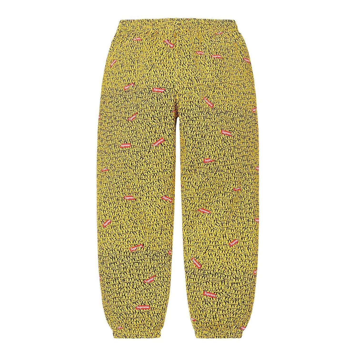 Supreme IRAK Sweatpants 'Yellow' SUP-FW22-245