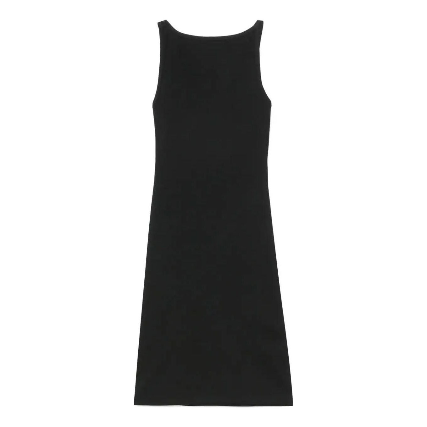 (WMNS) Off-White Off Stamp Rib Basic Tank Dress 'Black White' OWDB304C99JER0021001