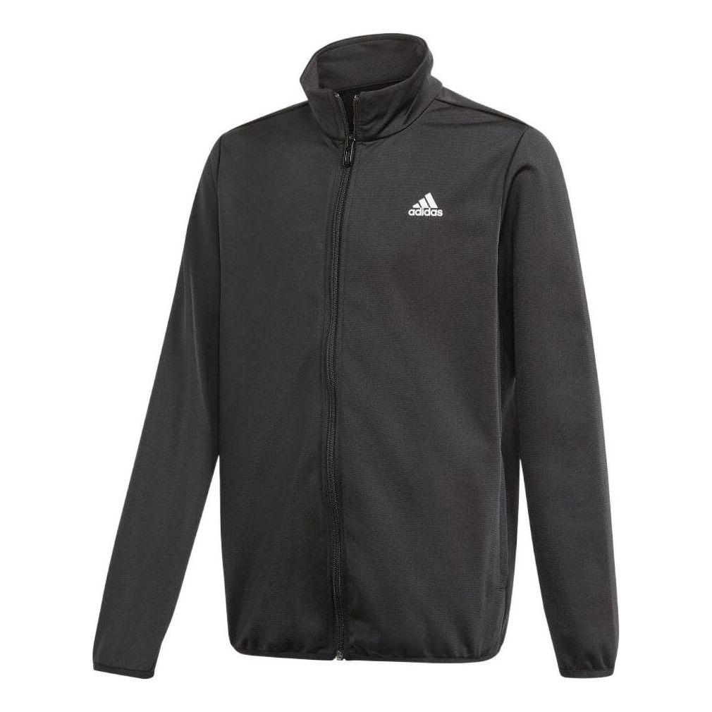 (GS) adidas Essentials Track Suit Asia Sizing 'Black' GN3974