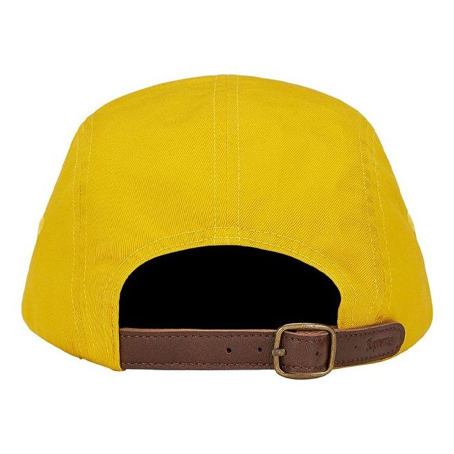 Supreme Washed Chino Twill Camp Cap 'Yellow White' SUP-FW21-000