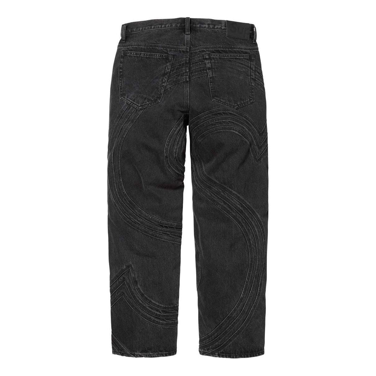 Supreme S Logo Loose Fit Jeans 'Black' SUP-SS24-054