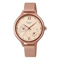 CASIO SHE-4551PGM-4AUPR Analog SHEEN Sapphire Crystal SHE-4551PGM-4AUPR