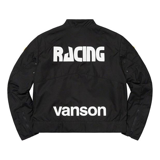 Supreme x Vanson Leathers Cordura Jacket 'Black White' SUP-SS21-720