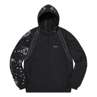 Supreme AOI Glow-In-the-Dark Track Jacket 'Black White' SUP-SS22-167