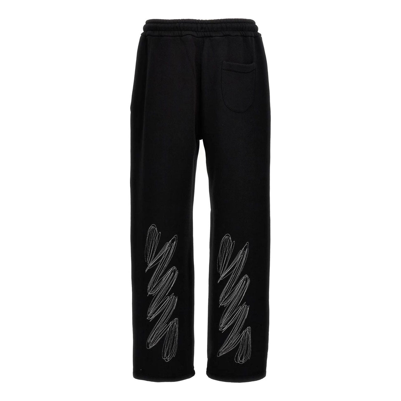 Off-White Scribble Diags Drawstring Joggers 'Black' OMCH054S24FLE0011001