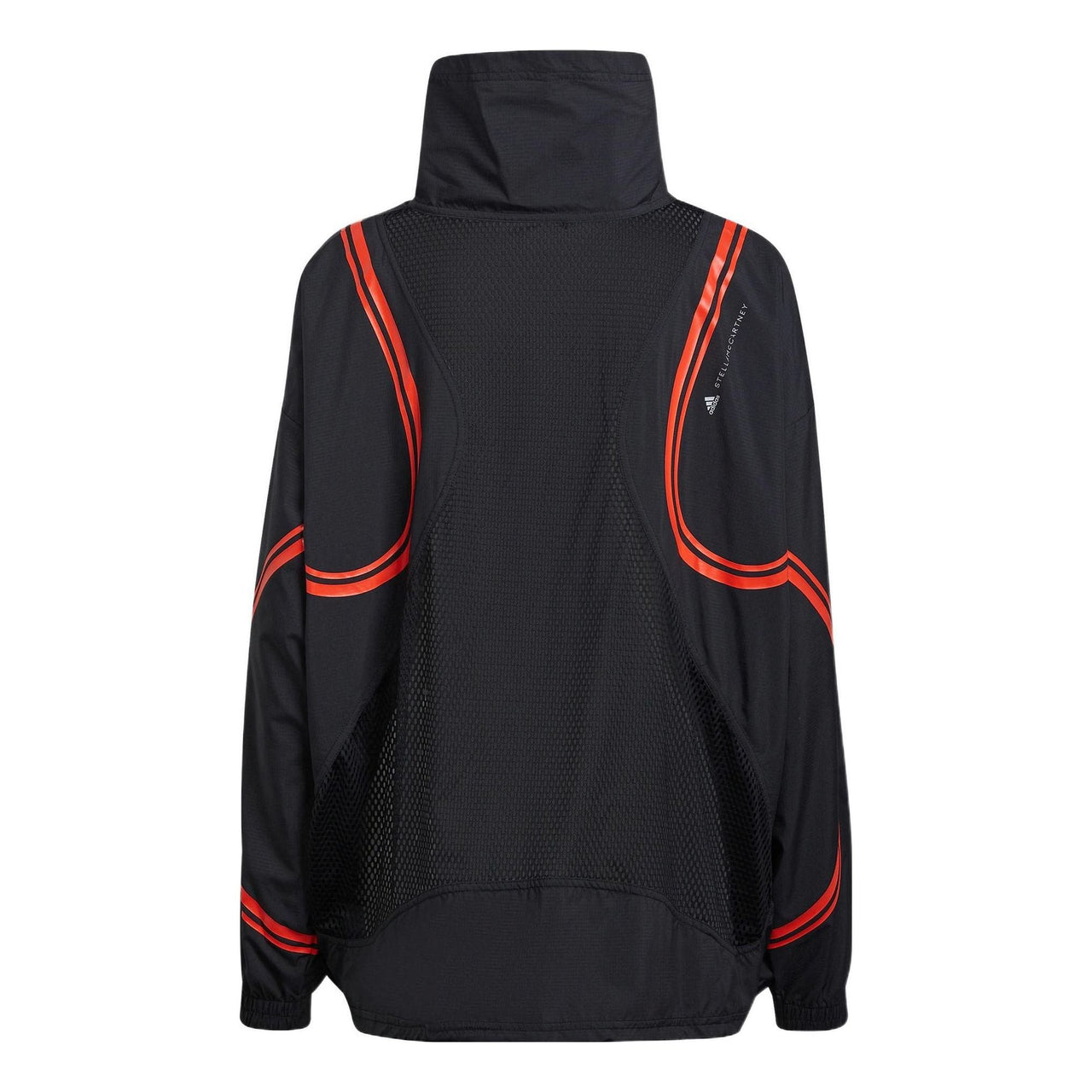 (WMNS) adidas by Stella McCartney TruePace Woven Jacket Asia Sizing 'Black Red' HD9120