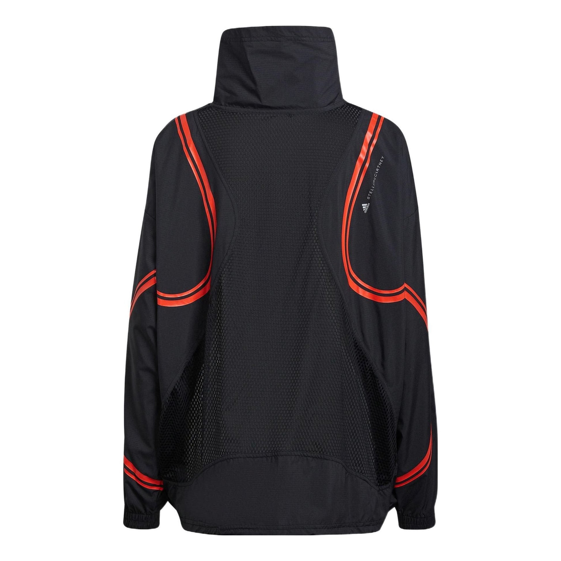 (WMNS) adidas by Stella McCartney TruePace Woven Jacket Asia Sizing 'Black Red' HD9120
