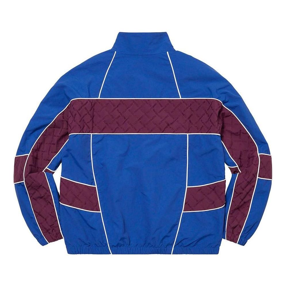 Supreme Jacquard Panel Track Jacket 'Blue Purple' SUP-FW22-051